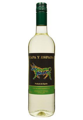 Вино Capa y Espada Vino blanco semidulce біле напівсолодке 0.75/12 Іспанія 12638 фото