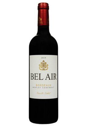 Вино Les Hauts de Bel Air Rouge 2019 AOC Bordeaux Rge сухе червоне 0.75/6 Франція 12685 фото