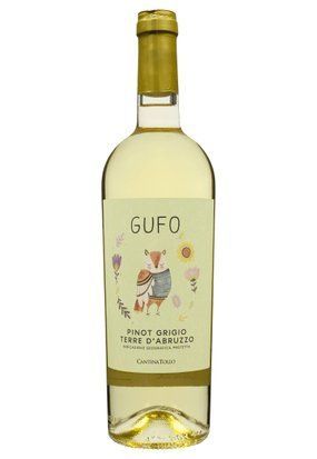 Вино Gufo Pinot Grigio Terre D`Abruzzo Біле Сухе 0.75 л Італія 16453 фото