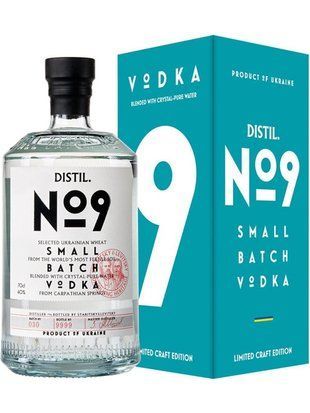 Горілка "Distil №9" 40% 0,7/6 в подар. коробці 15600 фото