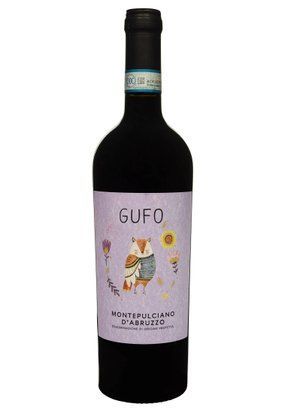 Вино MONTEPULCIANO D`ABRUZZO GUFO сухе червоне 0.75/6 Італія 12779 фото