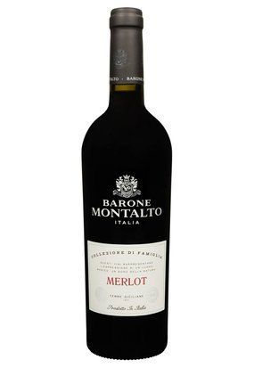 Вино Merlot Collezione di Famiglia Montalto Terre Siciliane IGP сухе червоне 0.75/6 Італія 14972 фото