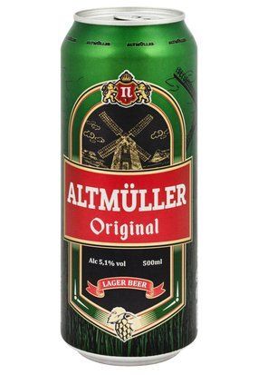 Пиво "АльтМюллер Оригінальне" ("AltMuller Original") З/Б світле 0,5/12 "Полтавпиво" 9232 фото