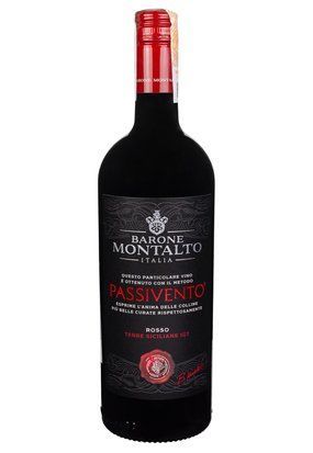 Вино Rosso Passivento Montalto Terre Siciliane IGP напівсухе червоне 0.75/6 Італія 20 10078 фото