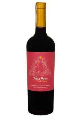 Вино "Terra Pura"Сabernet Sauvignon-Merlot напівсолодке червоне 0.75/12 Чилі 12793 фото