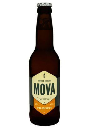 Пиво "Pilsner MOVA" світле 0.33/12 14002 фото