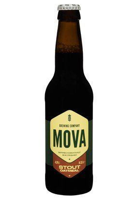 Пиво "Stout Oatmeal MOVA" темне 0.33/12 14957 фото