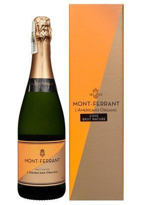 Вино ігристе Cava Mont-Ferrant L'Americano Organic Brut Nature сухе біле 0.75/6 Іспанія 13807 фото