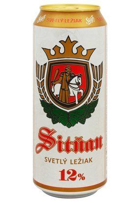 Пиво "Sitnan 12%"світле фільтроване з/б 0.5/24 Словакія ПРОМО ЛИСТОПАД 2024 15348 фото