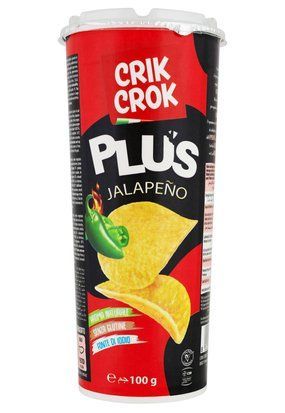 Чіпси картопляні "Jalapeno (Халапеньйо)"тубус 0.100гр/15 ТМ Crik Crok ПРОМО ЛИСТОПАД 2024 16307 фото