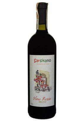 Вино Sarsitano Vino Rosso Secco сухе червоне 0.75/6 Італія 10755 фото