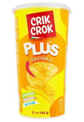 Чіпси картопляні "Paprika (Паприка)"тубус 0.165гр/12 ТМ Crik Crok ПРОМО ЛИСТОПАД 2024 16301 фото