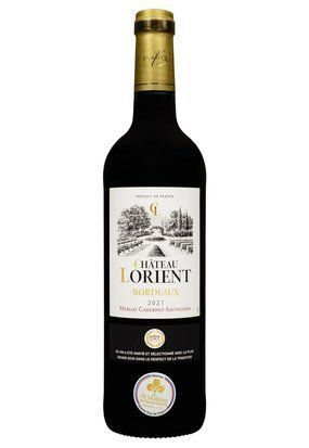 Вино Chateau Lorient Merlot Cabernet-Sauvignon 2021 Bordeaux сухе червоне 0.75/6 Франція 14696 фото