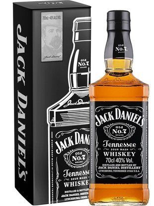 Віскі Jack Daniel's 40% 0.7/12 у мет. коробці 15940 фото